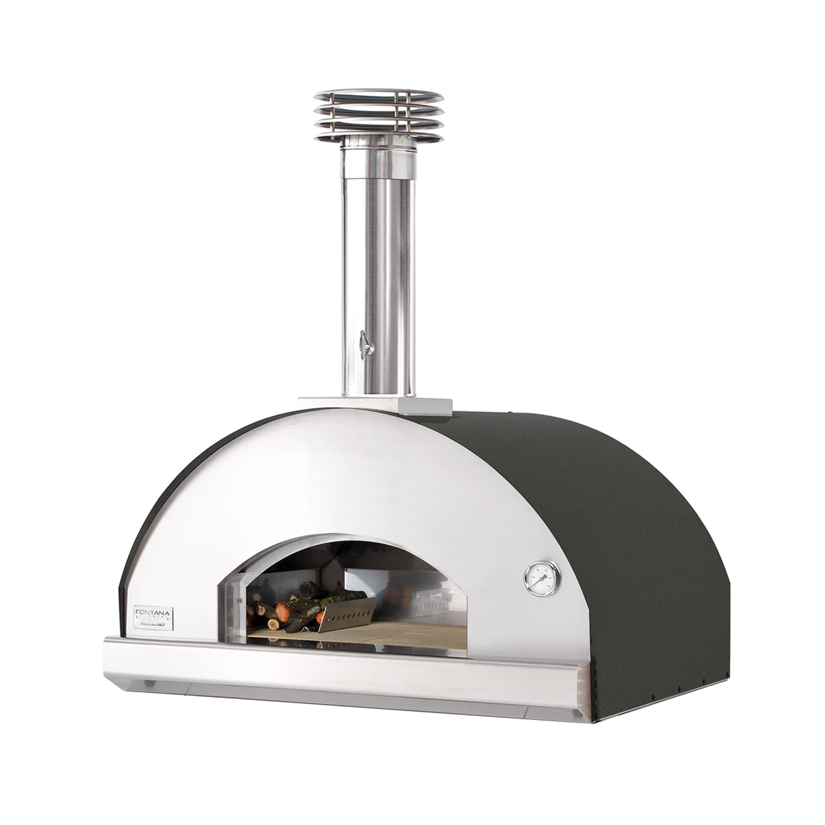 Fontana Bellagio Wood Pizza Oven Including Trolley Fontana Forni Wood & Gas Fired Outdoor
