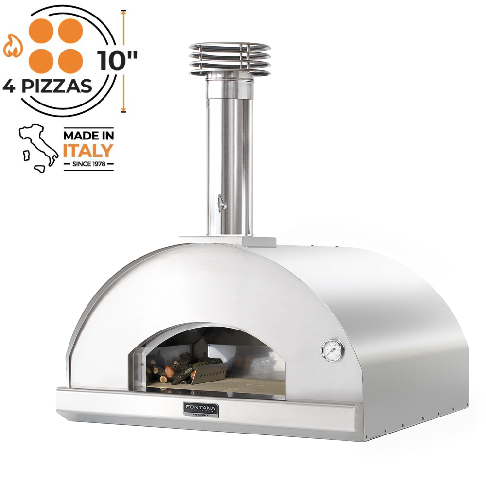 Fontana Marinara Stainless Steel Build in Pizza Oven Fontana Forni UK